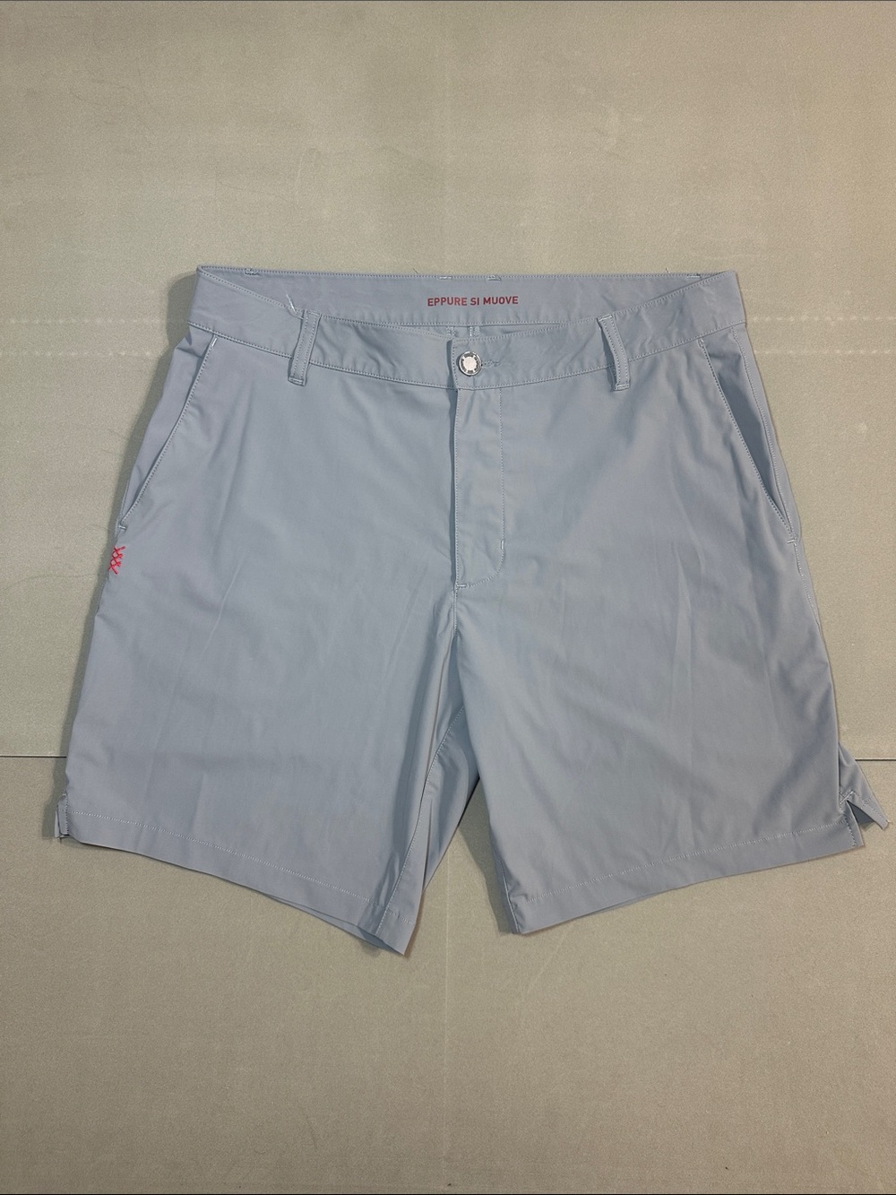 Rhone Resort Shorts 8” inseam Light Grey. 32
